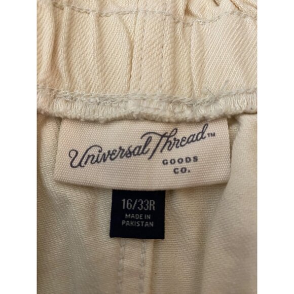 Universal Thread Womens High-Rise Utility Pants Beige Ercu Size 16 - Picture 3 of 11